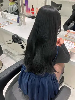 ロング カラー ヘアアレンジ 🫧透明感ラベンダー 似合わせ🫧あい🫧のヘアスタイル