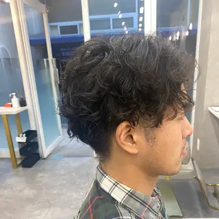 パーマ メンズ LAZO🕊 さとう ななほのヘアスタイル