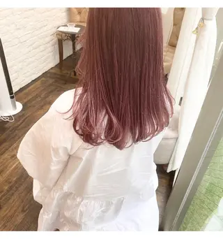 セミロング カラー 酸性縮毛矯正 梅田茶屋町 Juriのヘアスタイル