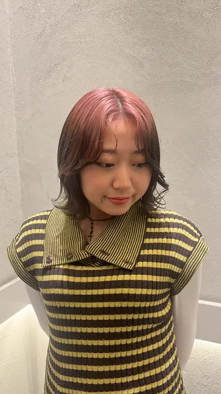 カラー liberta所属・riko .のヘアスタイル