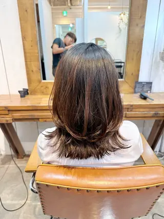 ミディアム newline銀座所属・銀座ショート/ 大人ショート/金子涼のヘアスタイル