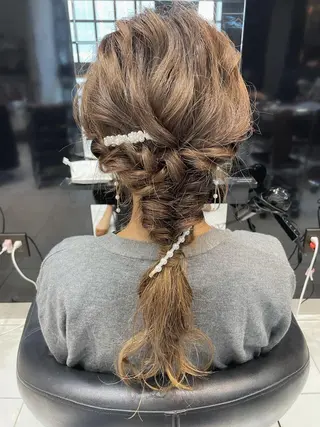 ロング ヘアアレンジ 女性リピ90%🍨 🩷佐藤みずきのヘアスタイル