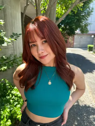 セミロング Hana ハイトーン🕯🩰のヘアスタイル