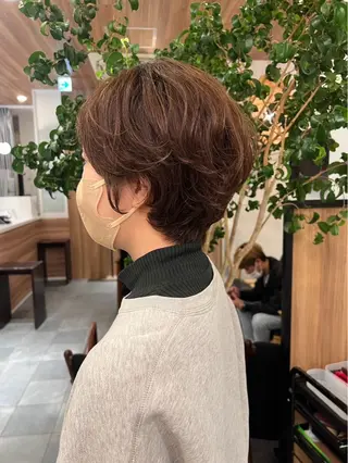 ショート パーマ BEAUTRIUM 穂乃香のヘアスタイル