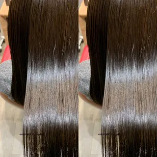 セミロング カラー 縮毛矯正/髪質改善/ 石橋代智のヘアスタイル