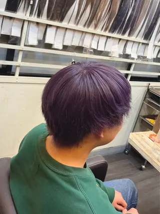 ショート カラー メンズ エクステ/ブリーチ / Hayatoのヘアスタイル