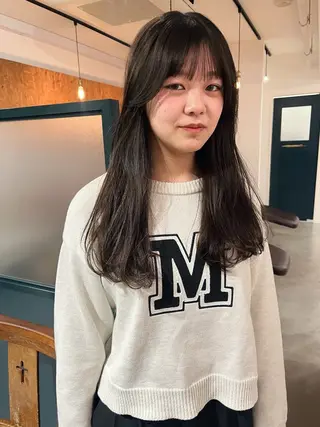 ロング カラー 暖色/パーマ 🌼クニトウメイのヘアスタイル