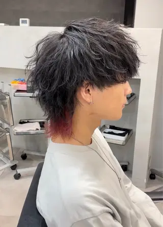 カラー メンズ 渋谷/ブリーチ/ カラーモデル/はるとのヘアスタイル