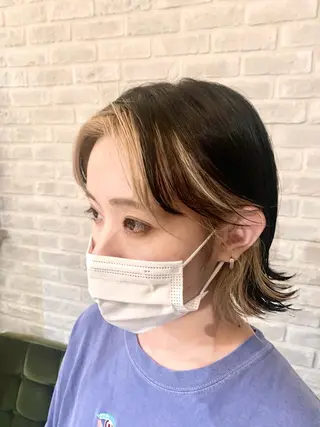 ショート カラー 若林 良のヘアスタイル