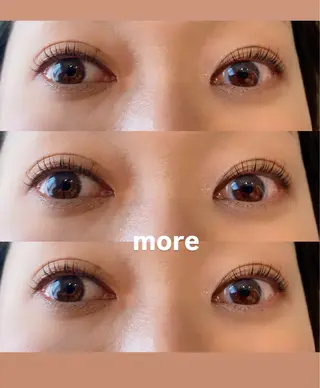 マツエク・マツパ eyesalon   more所属・more/ hayashiのマツエク・マツパデザイン