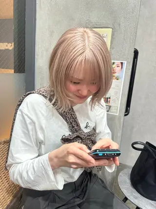 ショート AiM エイム　韓国レイヤーのヘアスタイル