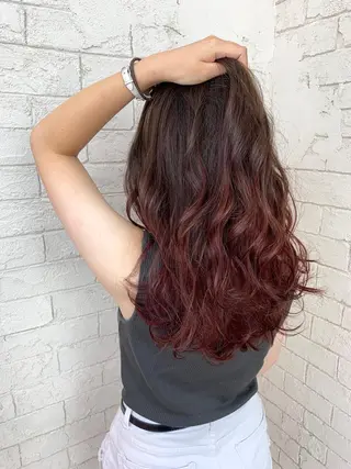 ロング カラー ヘアアレンジ someya 🥀のヘアスタイル