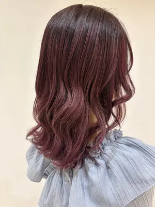カラー 🍒暖色 girly AYANA🍒のヘアスタイル