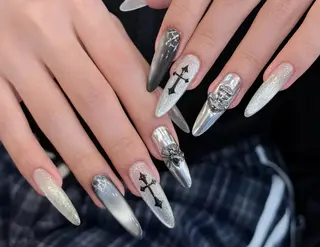 ネイル By moonネイル 🌷ワンホン/韓国風のネイルデザイン