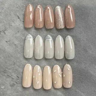 ネイル Ray. ちゅるん系ニュアンスのネイルデザイン