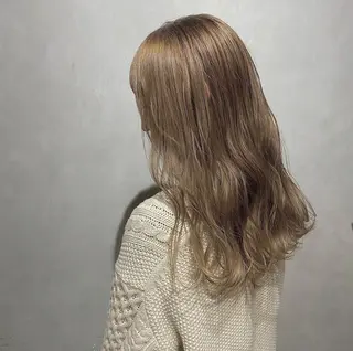 ロング カラー CLUTCH天王寺 西藤遥河のヘアスタイル