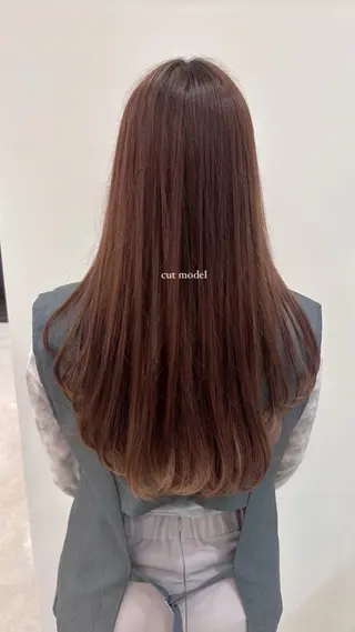 ロング 莉歩/カットモデル ／ヘアアレンジのヘアスタイル