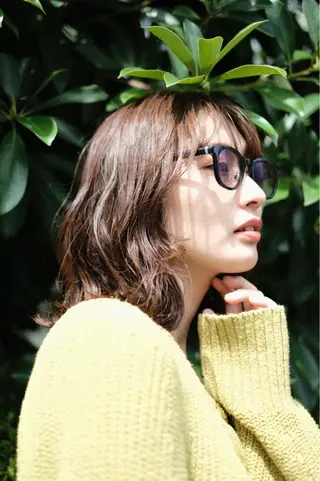 ミディアム カラー imai /カット/パーマのヘアスタイル