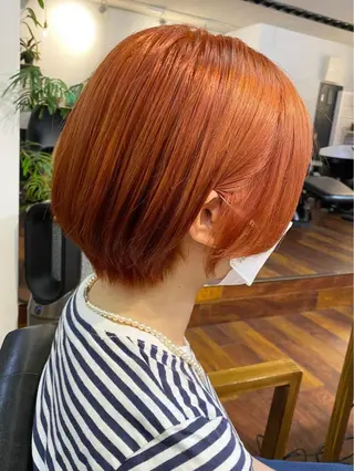 ショート カラー 韓国ヘア /男女❄️ 細江 美紅のヘアスタイル