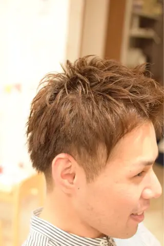 ショート メンズ 小野 修平のヘアスタイル