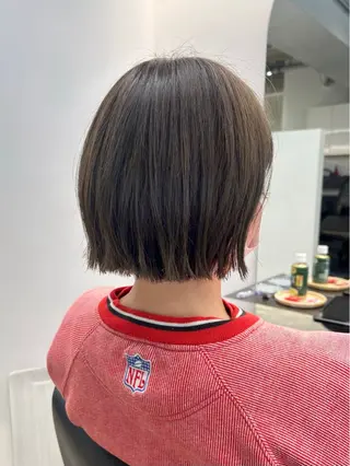ショート カラー 山下夕月 ショート🫧ボブのヘアスタイル