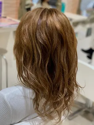 ロング カラー 松吉 純平のヘアスタイル
