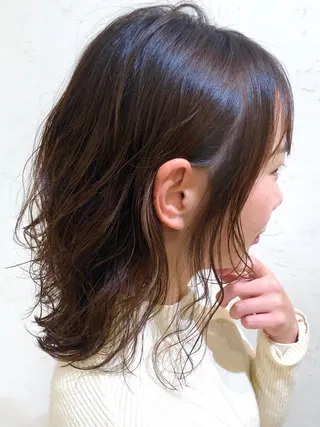 ミディアム カラー パーマ ヘアアレンジ Londideal 高橋ヒロシのヘアスタイル