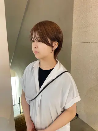 ショート カラー シイナ /札幌美容師のヘアスタイル