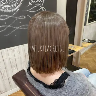 ミディアム カラー BonD hair Yamamotoのヘアスタイル