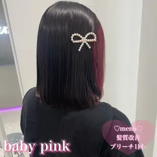 セミロング 盛れる暖色🎀ガーリ ーヘア🎀きっかのヘアスタイル