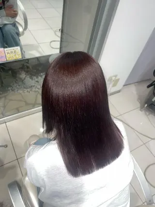 ミディアム カラー 盛れる韓国ヘア🩰/ 透明感カラー/華のヘアスタイル