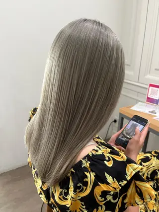 ロング カラー アオゾラヘアー　フジサキグウ店所属・金子 圭汰のヘアスタイル