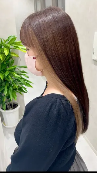 ロング カラー Eleanor枚方店 店長　飛鳥　薫のヘアスタイル