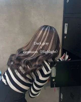 カラー 🖤ROSEL／ KUREA🖤のヘアスタイル