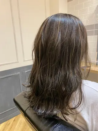 セミロング カラー 美髪✨髪質改善特化 🦩対馬🦩のヘアスタイル