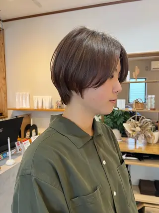 ショート カラー ✂︎cadre✂︎ 🪶かまだれいし🪶のヘアスタイル