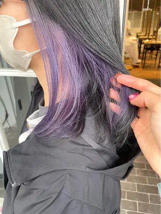 ミディアム カラー 🌈🌸あおき みちる🌟💗のヘアスタイル