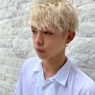 カラー メンズ キタダ ヒロキのヘアスタイル