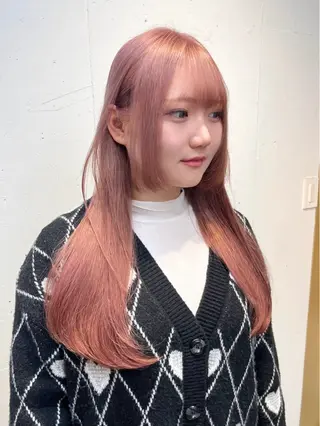 ロング カラー 🎀taro ブリーチなしカラーのヘアスタイル