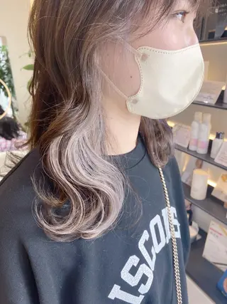 ロング カラー 個性派/ブリーチ ＊ほのかのヘアスタイル