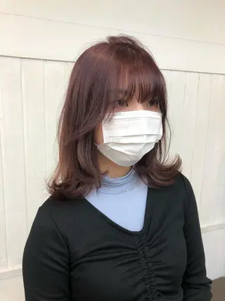 ロング カラー ヘアアレンジ JURI🤎 ワンカールレイヤーのヘアスタイル