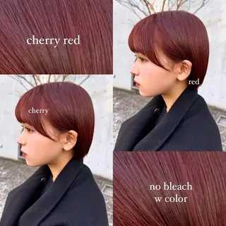 ショート カラー yuuka/ボブ/ダ ブルカラー/髪質改善のヘアスタイル