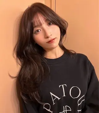 セミロング カラー 渋谷/駅近/徒歩4分 /生田レイのヘアスタイル