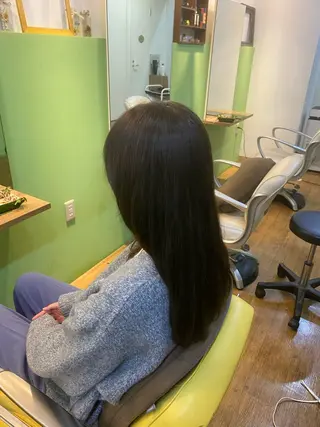 ロング カラー ヘアアレンジ メンズ特化 エシカル　松原大将のヘアスタイル