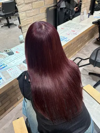 ロング ハイトーン/レイヤー /メンズパーマのヘアスタイル