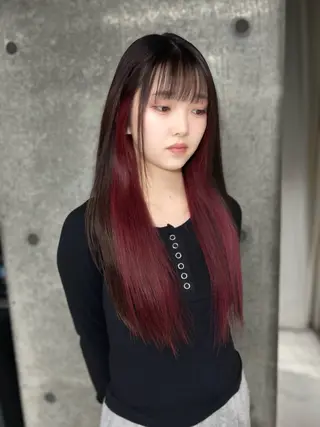 カラー ️💜akari💜 ハイトーン/レイヤーのヘアスタイル