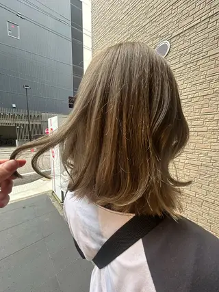 カラー 冬爪 ゆかのヘアスタイル