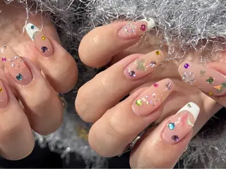 ミディアム 小川 柚香のネイルデザイン