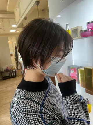 ショート カラー パーマ Gain KAKKY 池下駅徒歩3分のヘアスタイル