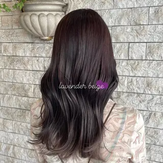 ロング ピンク・ラベンダー/ レイヤー/NANAのヘアスタイル